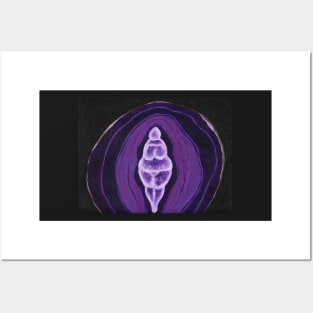 Purple Geode Posters and Art